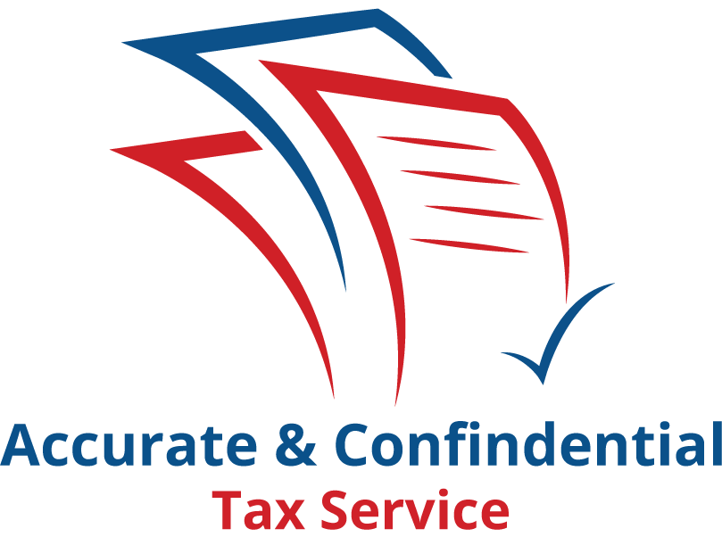 Accurate & Confidential tax service logo